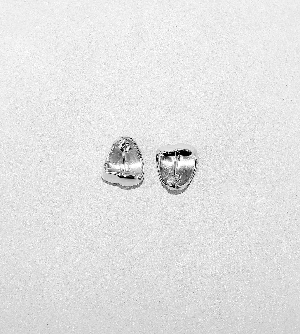 Wide Dome Hoop Earrings