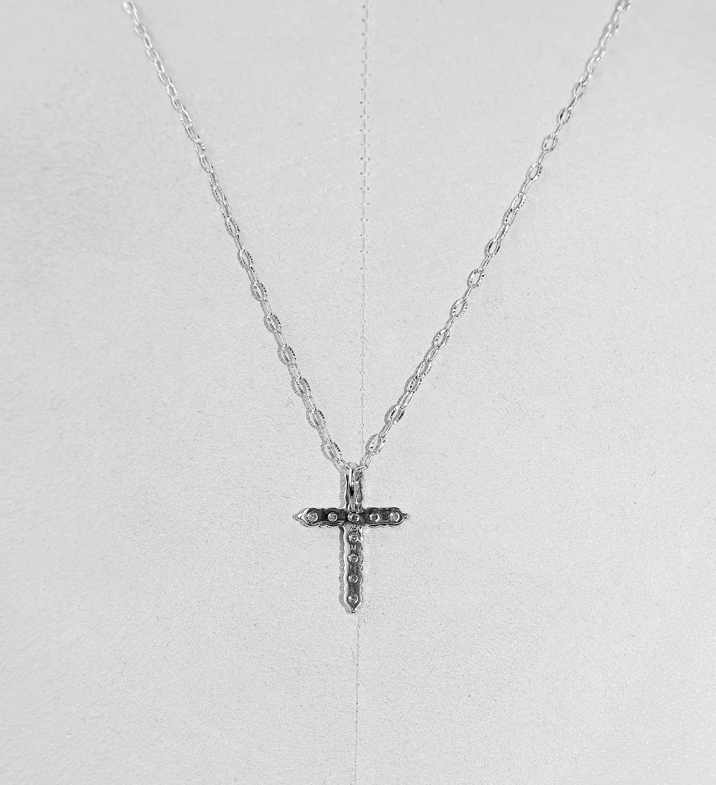 Moissanite Céleste Cross Necklace