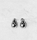 Scattered CZ Teardrop Earrings