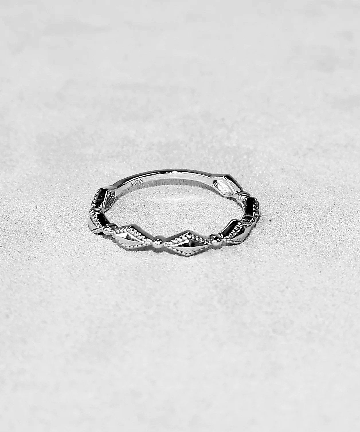 Milgrain Marquise Band Ring
