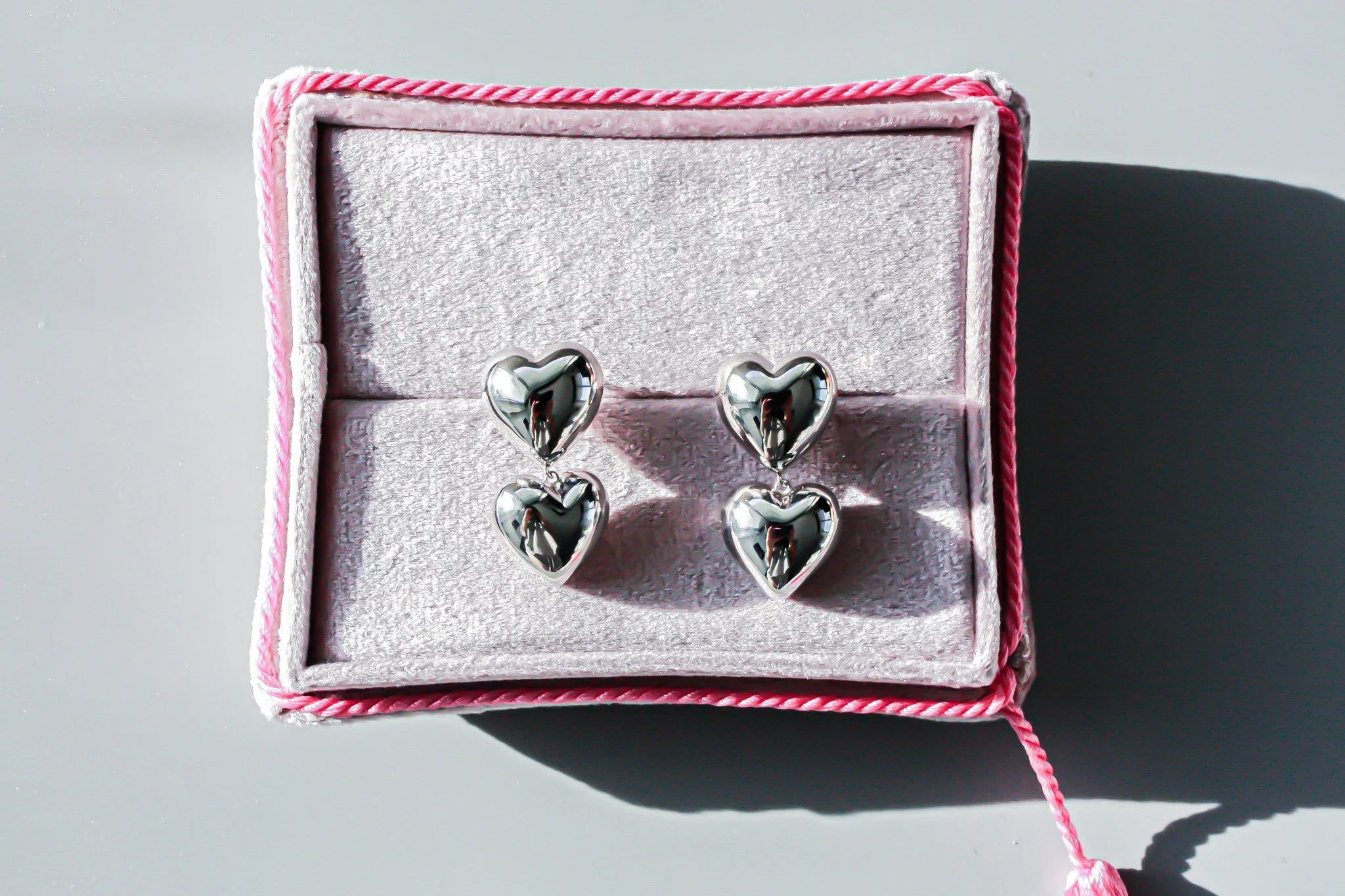 Bubble Heart Earrings