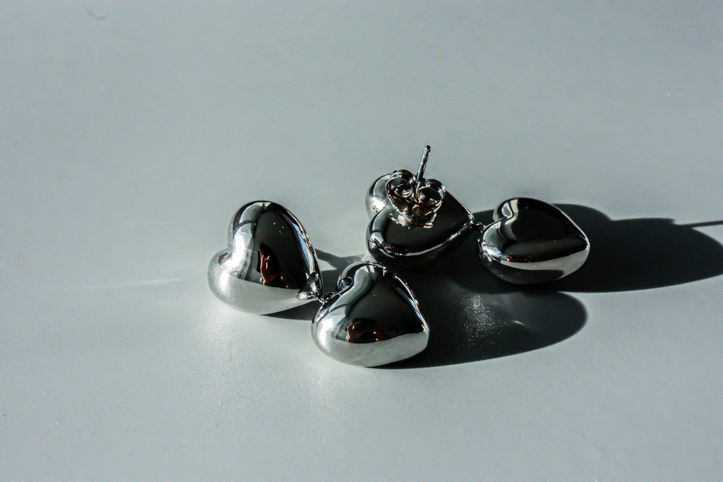 Bubble Heart Earrings