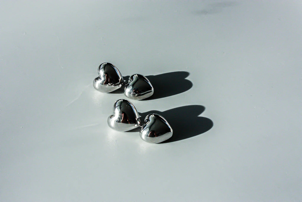 Bubble Heart Earrings