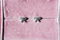 Moissanite Bow Earrings