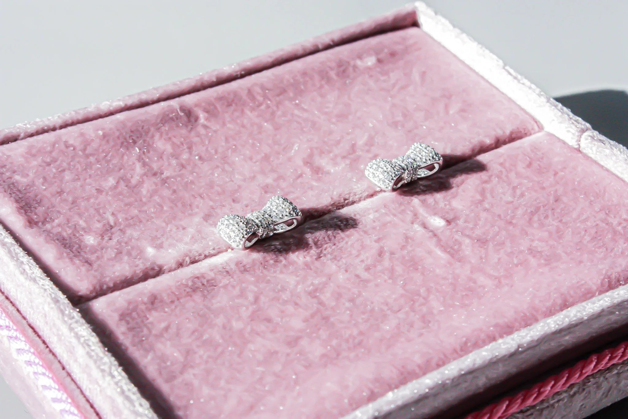 Kitty Bow Studs