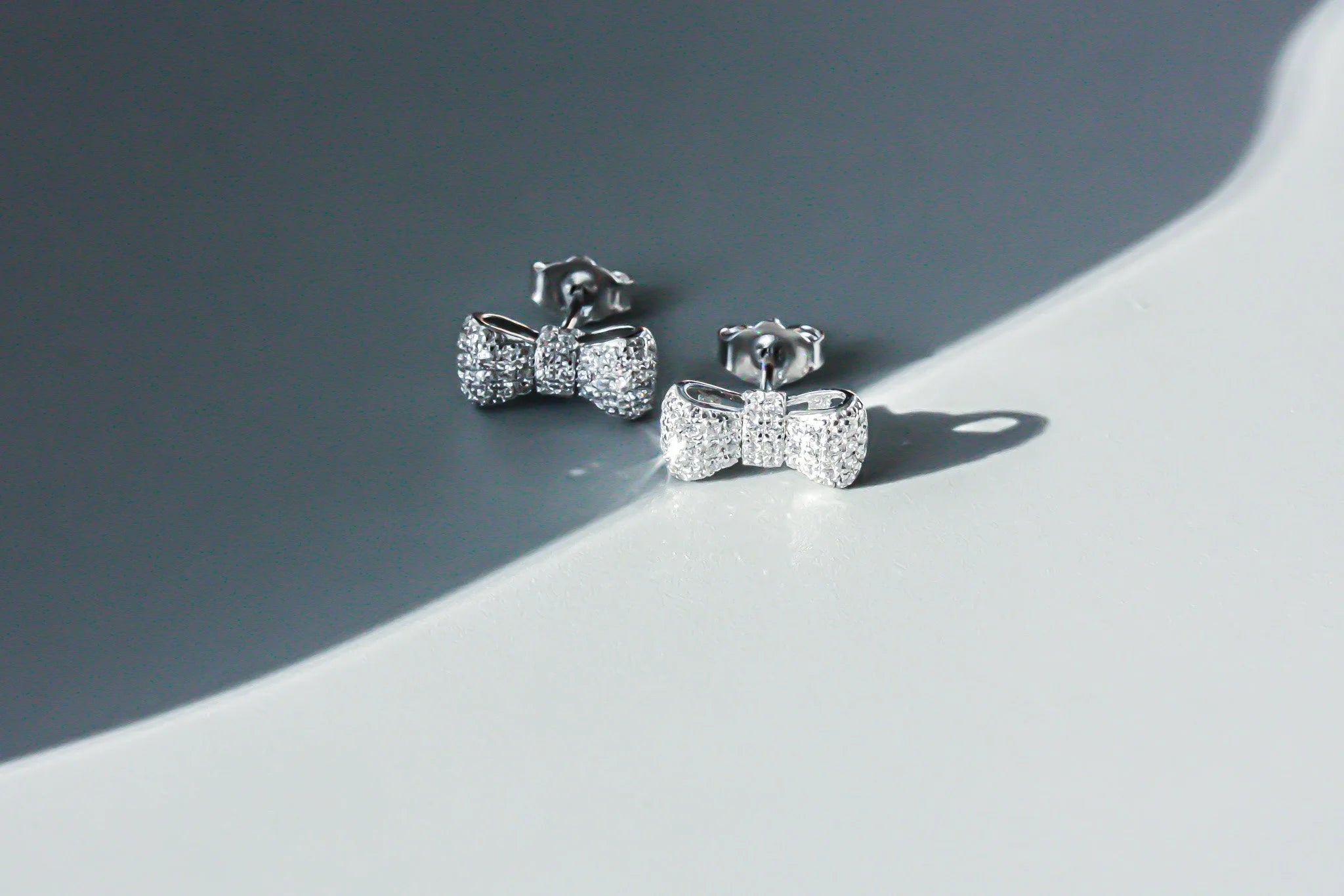 Kitty Bow Studs