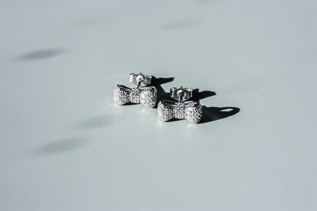 Kitty Bow Studs