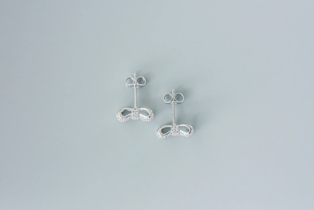 Kitty Bow Studs