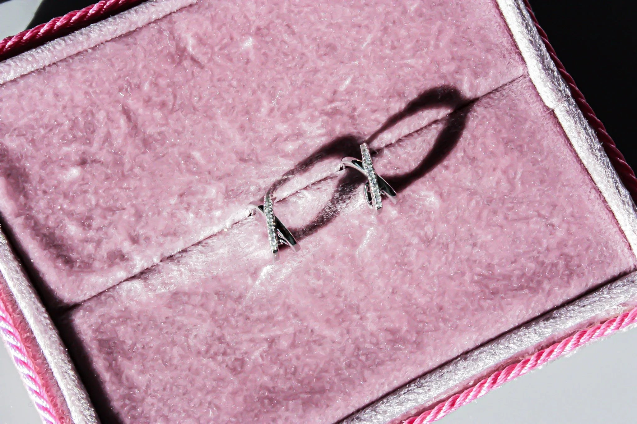 X Half Hoop Earrings