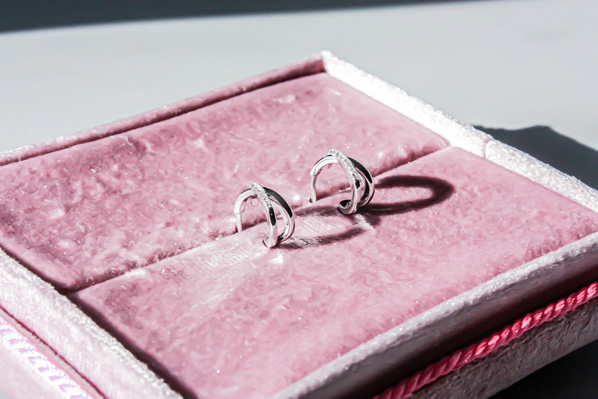 X Half Hoop Earrings