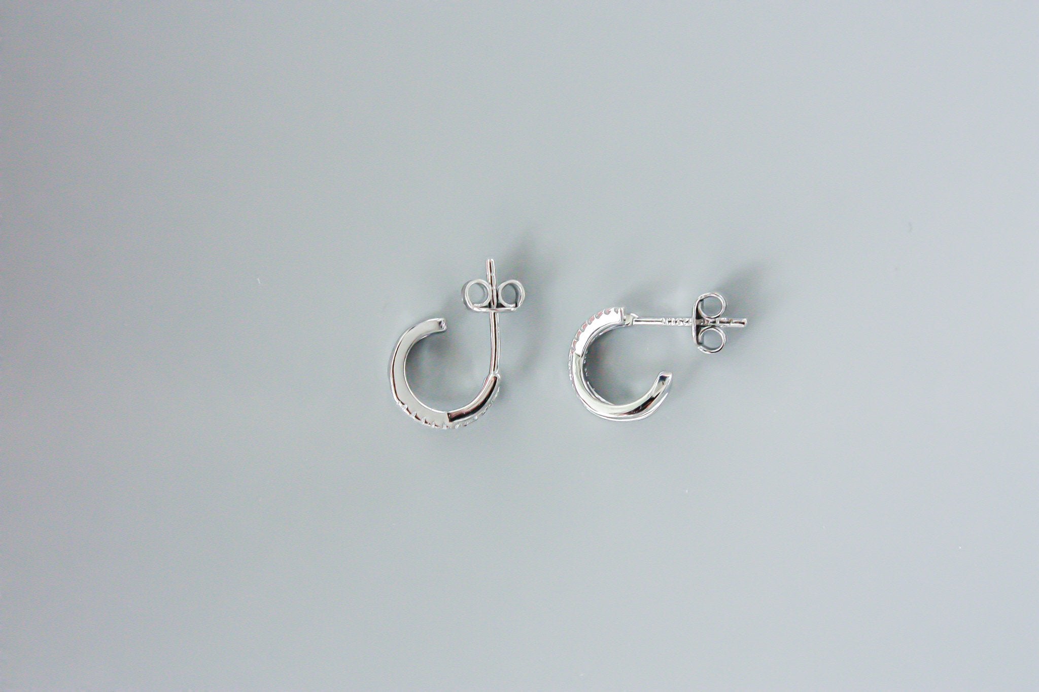 X Half Hoop Earrings