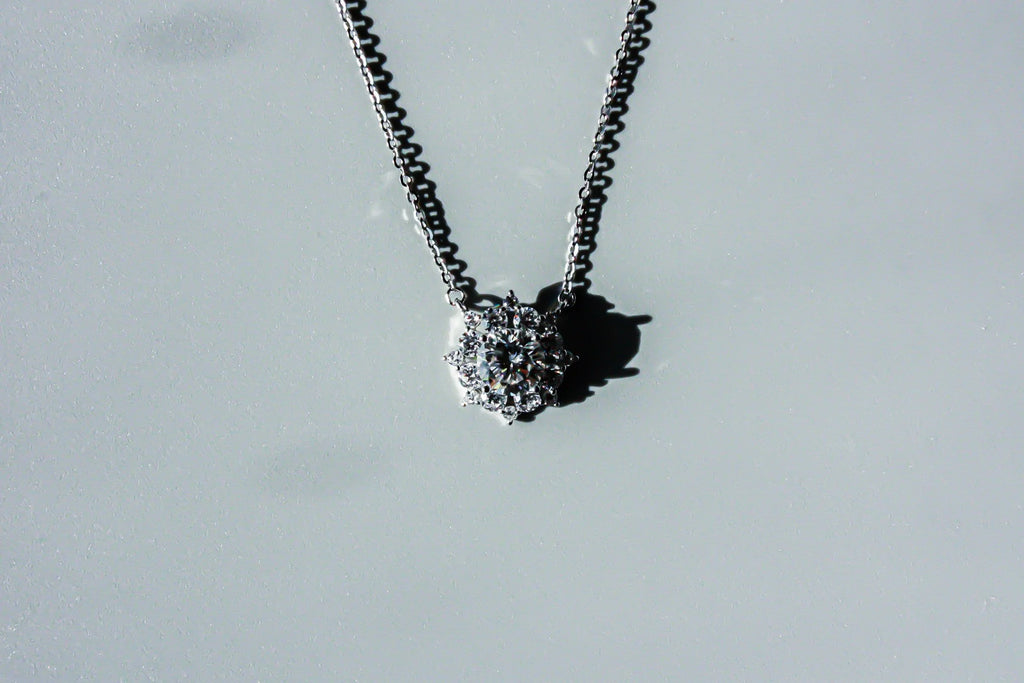 Snowflake Moissanite Necklace