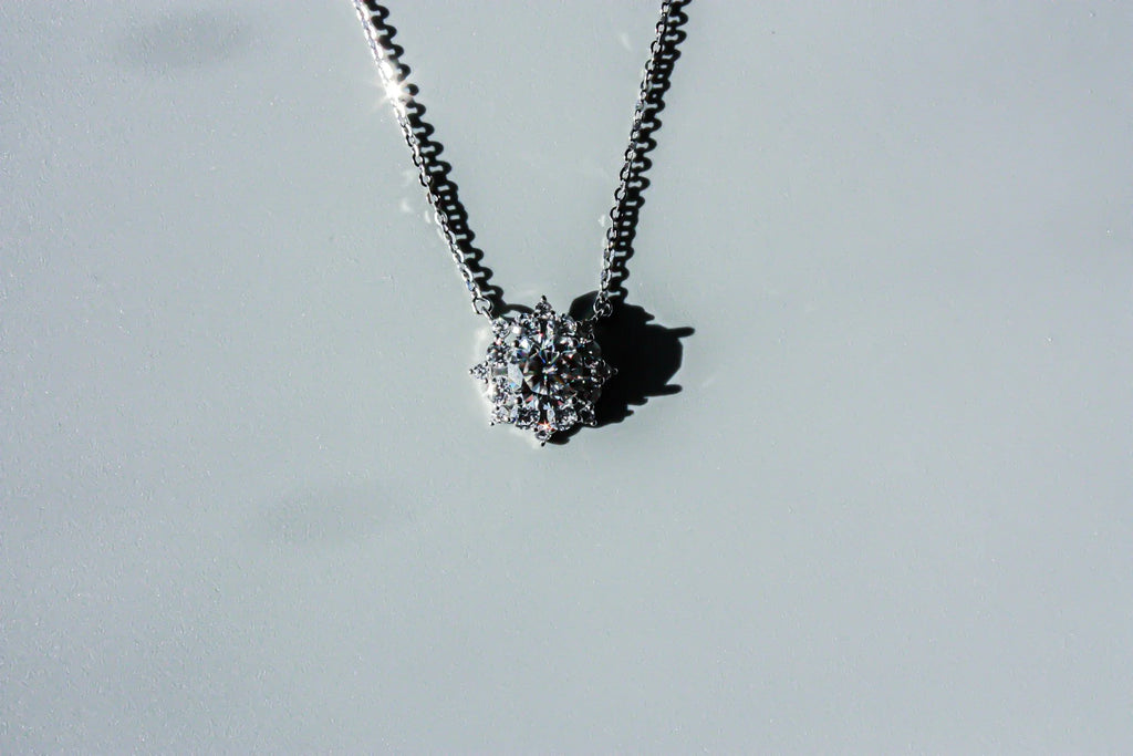 Snowflake Moissanite Necklace