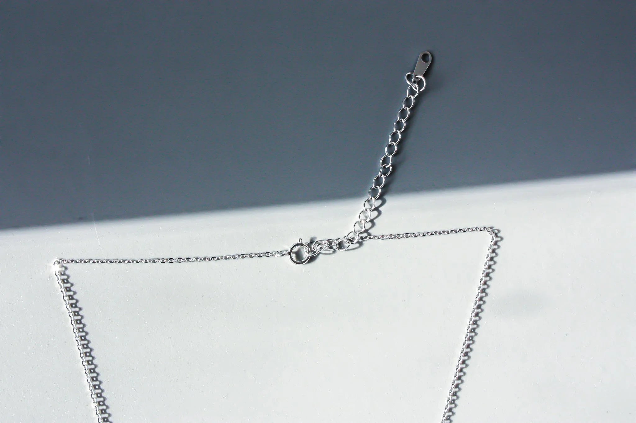 Ribbon Moissanite Necklace