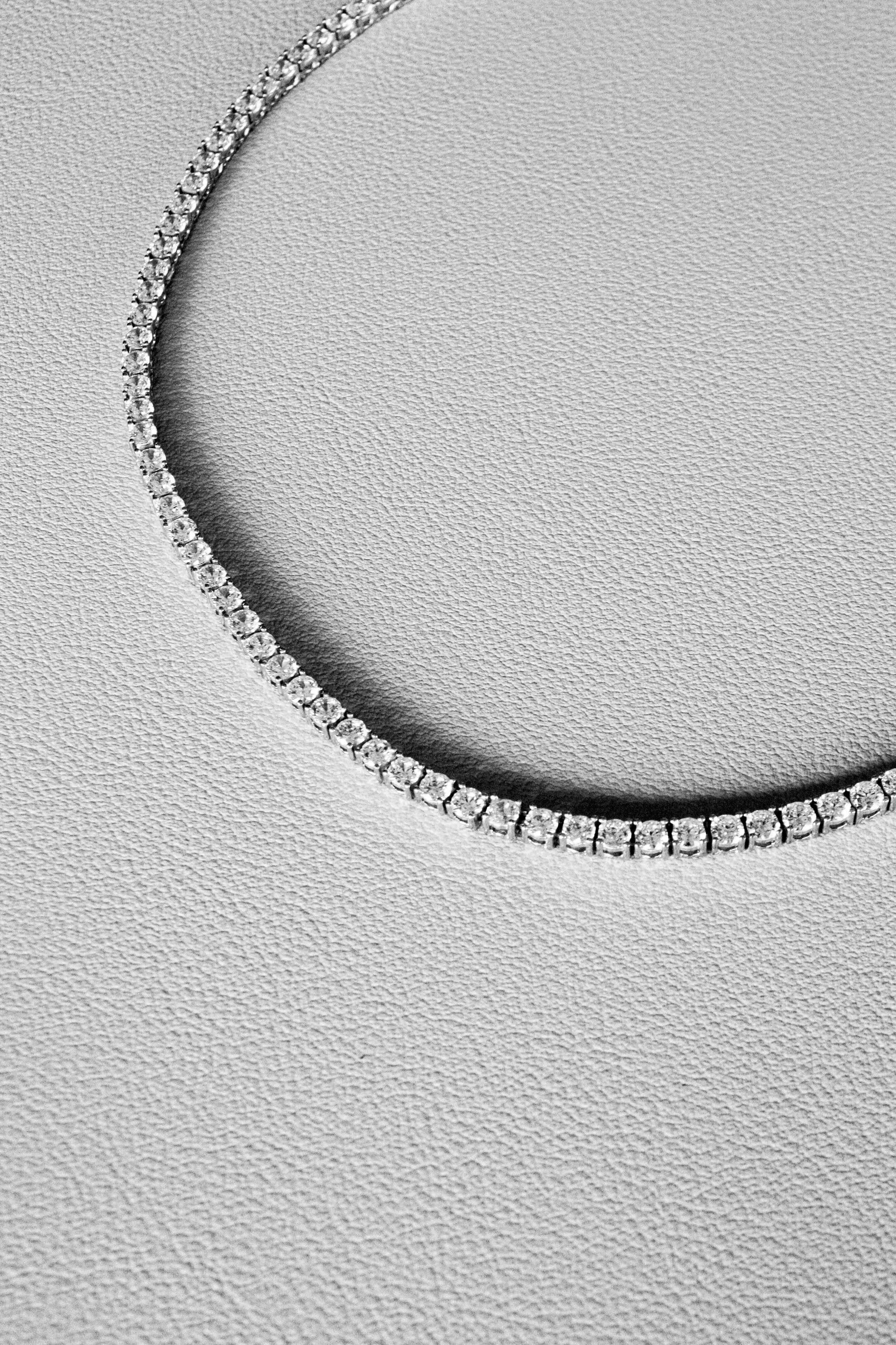 Moissanite Tennis Necklace