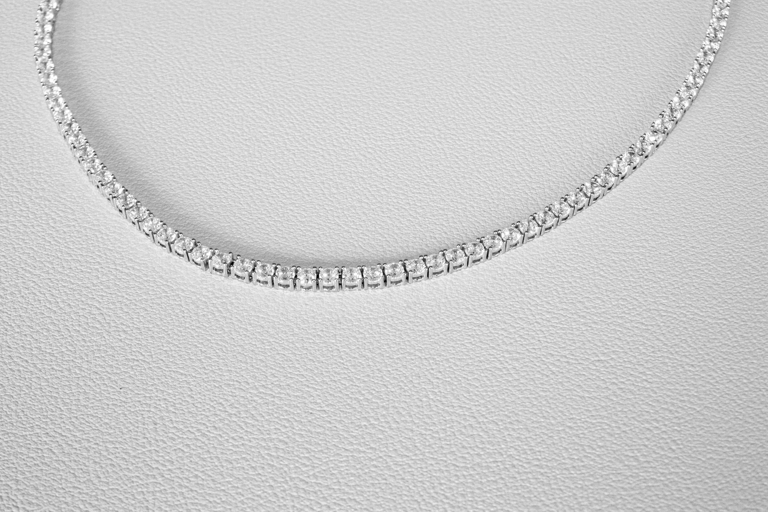 Moissanite Tennis Necklace