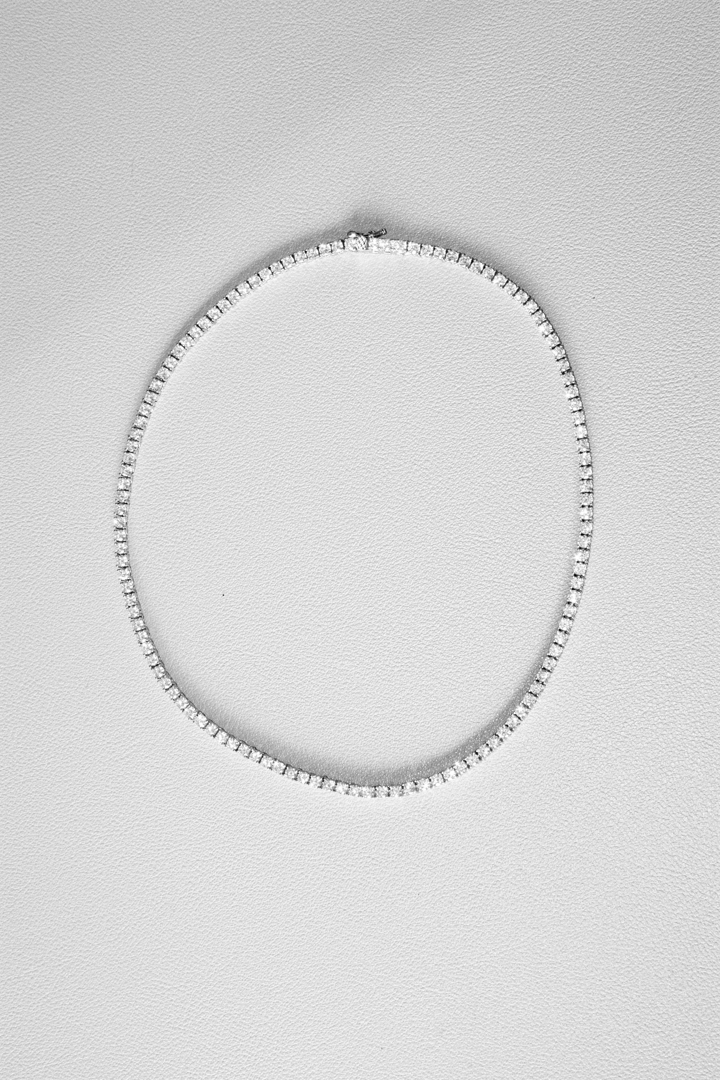 Moissanite Tennis Necklace