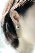 Wide Dome Hoop Earrings