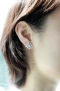 Fleur Halo Stud Earrings