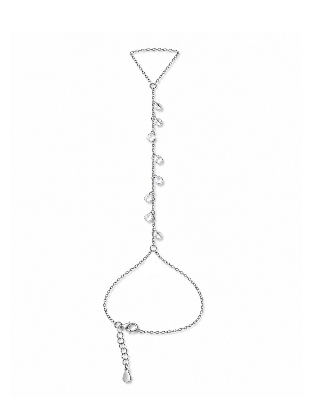 Rose-cut Hand Chain