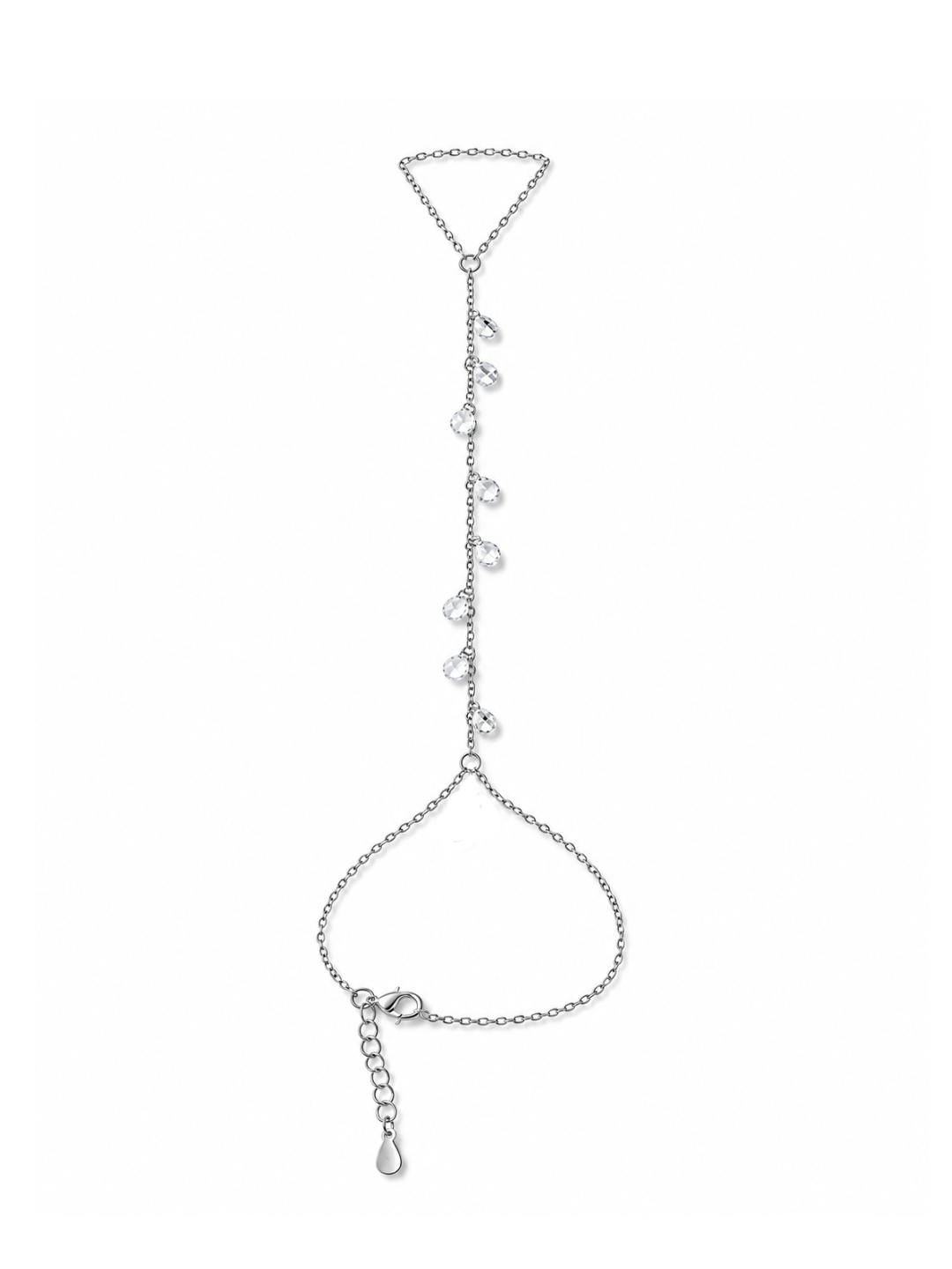 Rose-cut Hand Chain