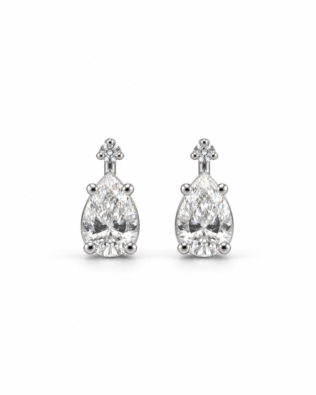 Accent Pear Studs