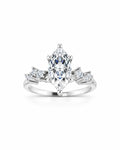 Feather Engagement Ring