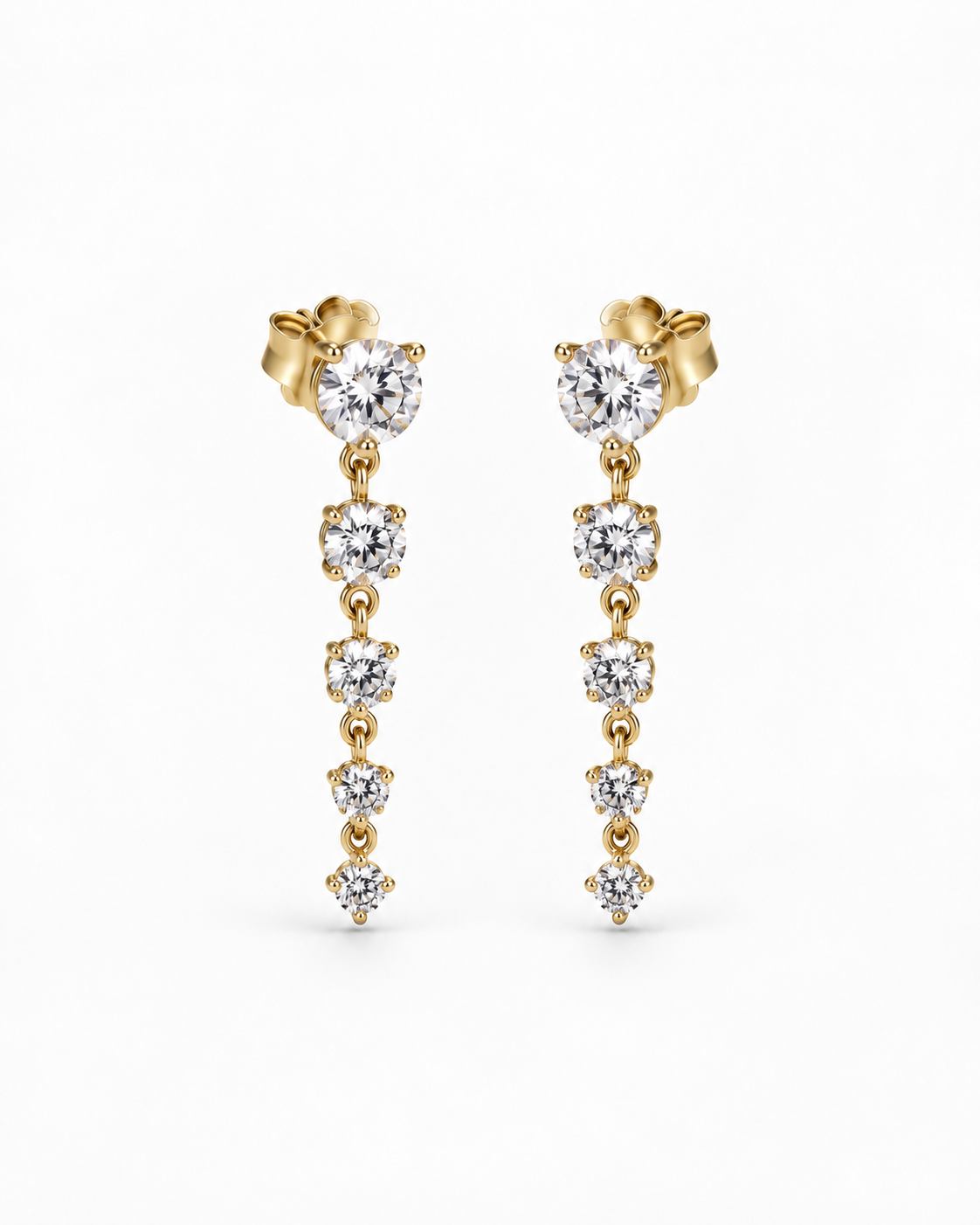 Diamond Droplet Earrings