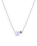Toi et Moi Lavender Jade Bead Necklace