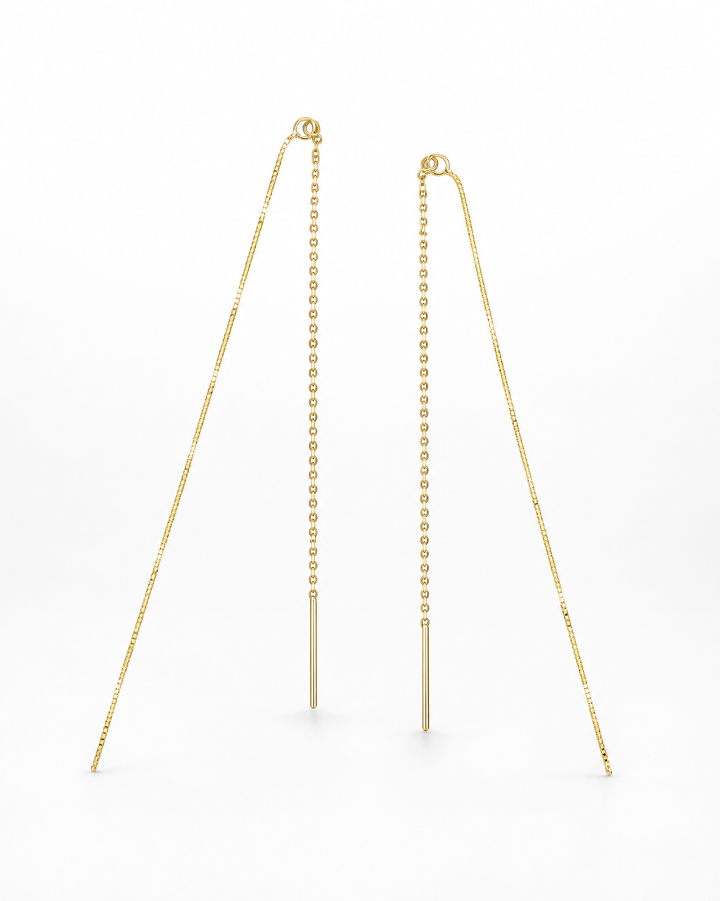 Gold Thread Earrings