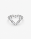 Iced Heart Ring
