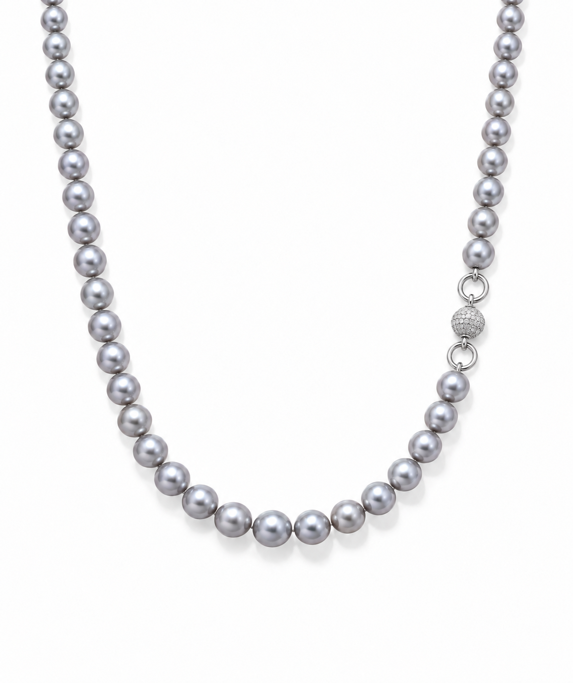 Grey Pearl Necklace