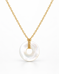 Circle of Life Mother of Pearl Pendant Necklace